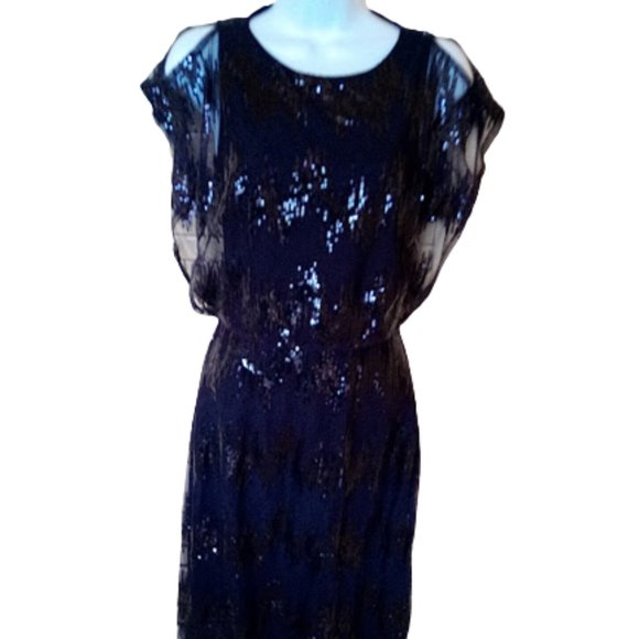 LE CHATEAU black Sparkly Dress Size XXS NEW NWT - Picture 1 of 4